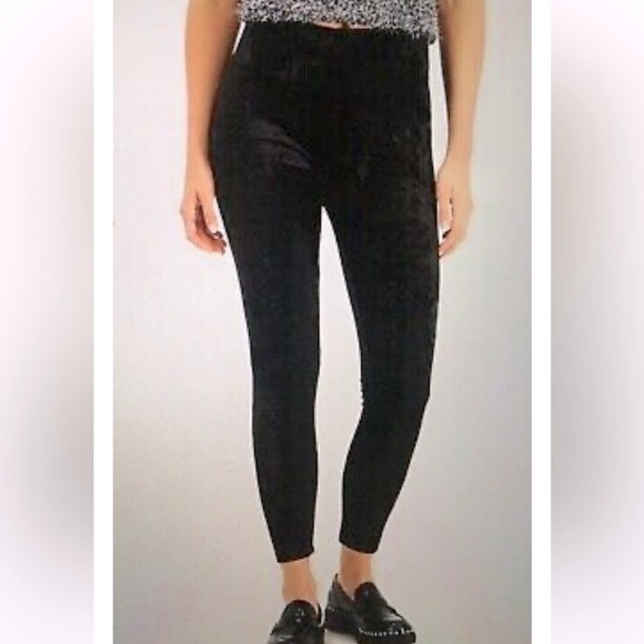 Nanette Nanette Lepore velvet textured print legging black size S - Picture 1 of 13